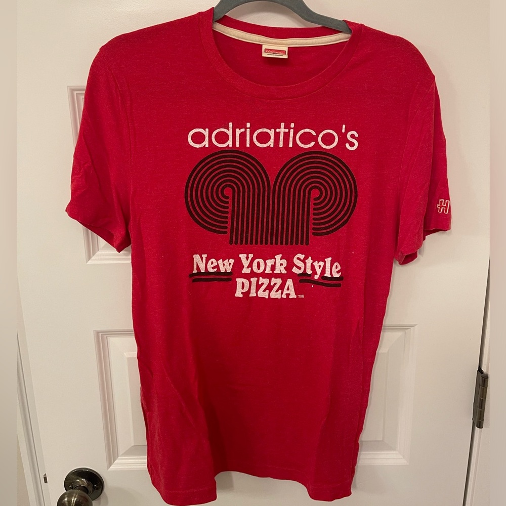 Adriatico’s pizza tee- Homage